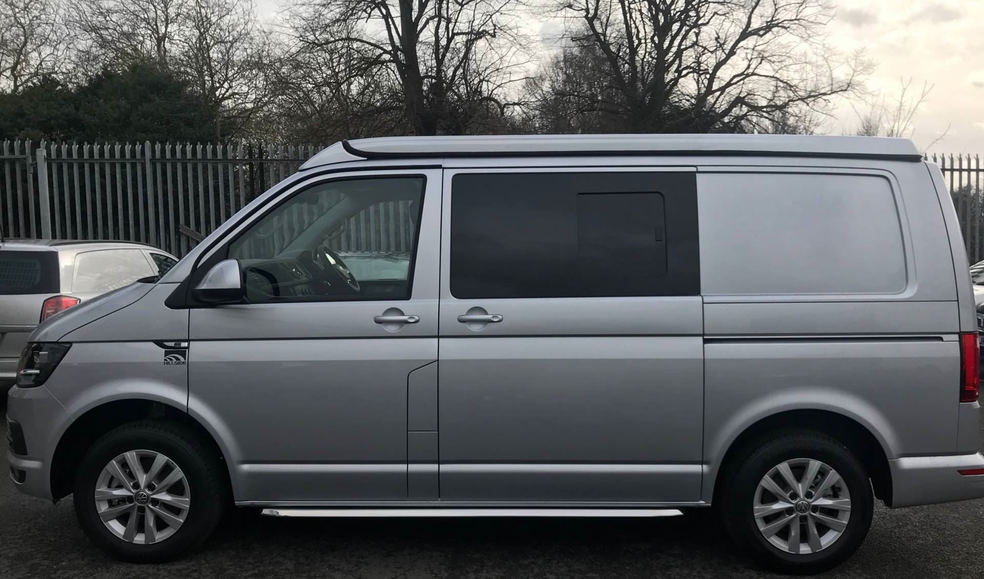 Direct4x4 Side Steps and Bars Stainless Steel Angular OE Style Side Bars for Volkswagen Transporter T5 SWB