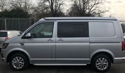Direct4x4 Side Steps and Bars Stainless Steel Angular OE Style Side Bars for Volkswagen Transporter T5 SWB