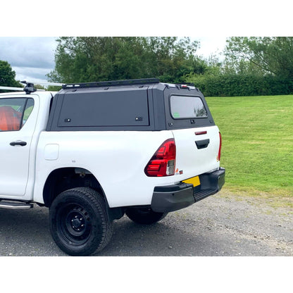 Direct4x4 Pickup Truck Hardtop Canopies Aluminium Expedition Load Bed Canopy for the Toyota Hilux 2016+ Double Cab