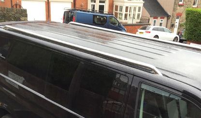 Stainless Steel OE Style Roof Rails for the Volkswagen Transporter T5 SWB