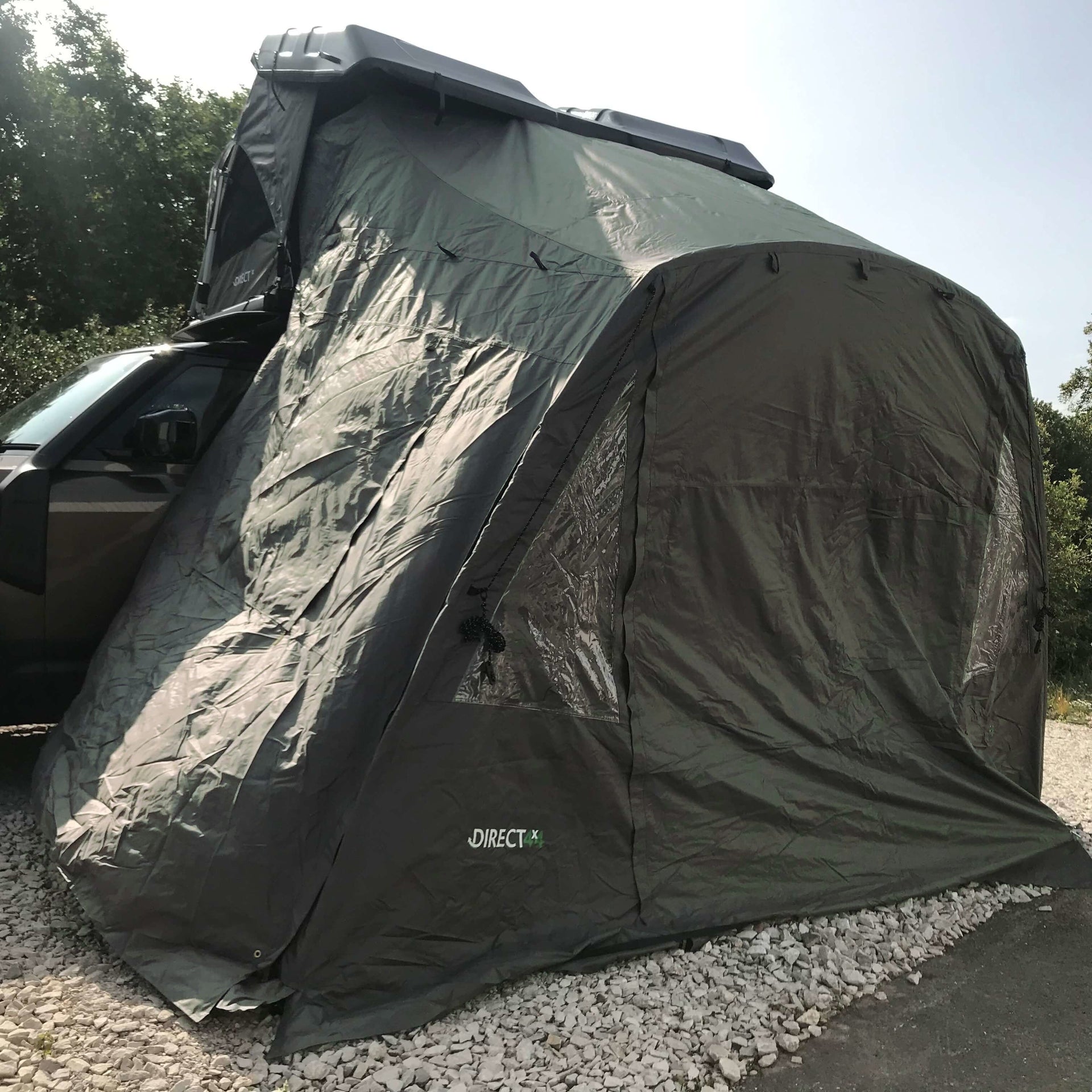 Forest Green Annex Room Addon for Direct4x4 Pathseeker Roof Top Tent – Markise & Vorzelt kaufen bei Rooftop Tents Europe