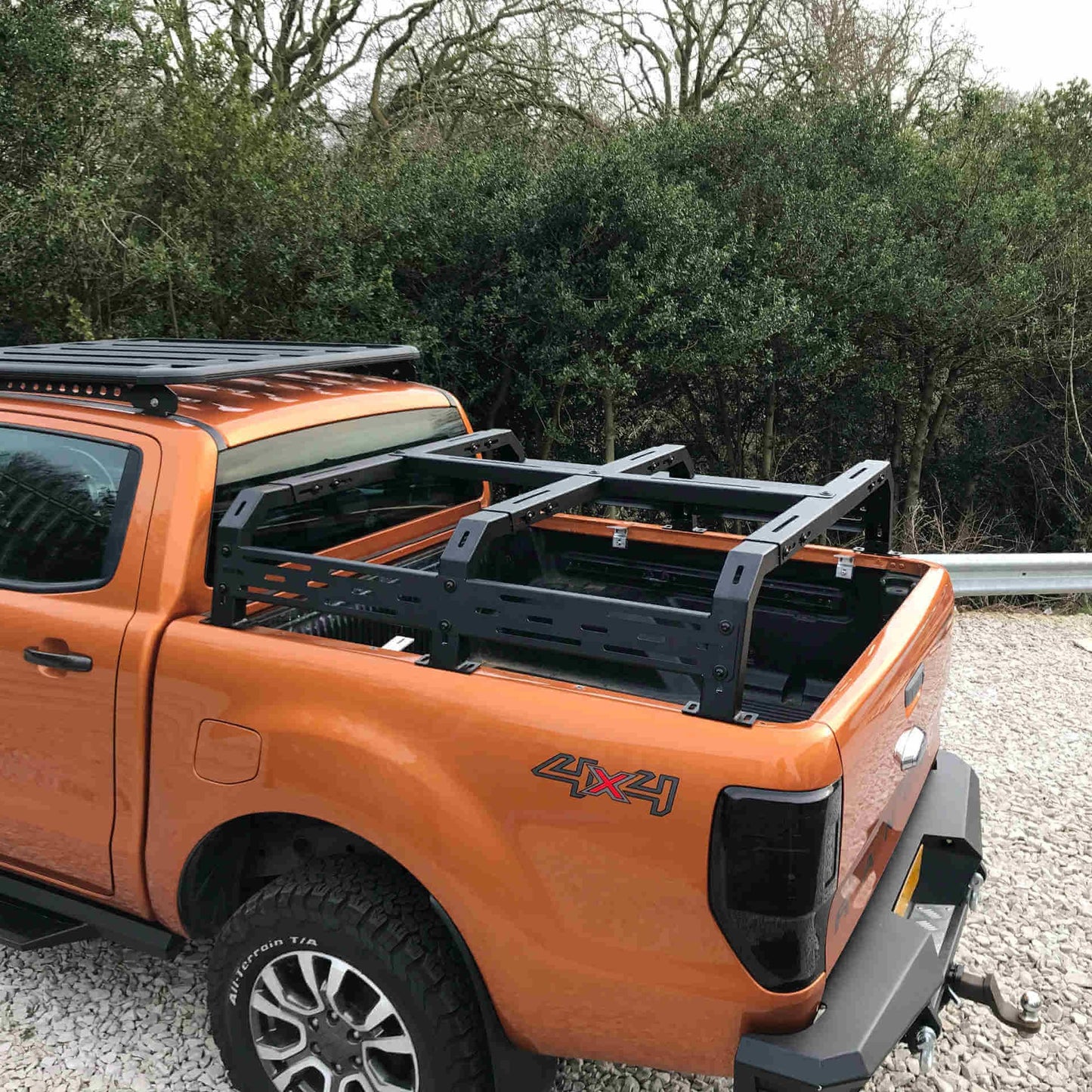 Direct4x4 Pickup Truck Cargo Racks Low Height Adjustable Load Bed Roof Top Tent Cargo Rack for Isuzu D-Max 07-12