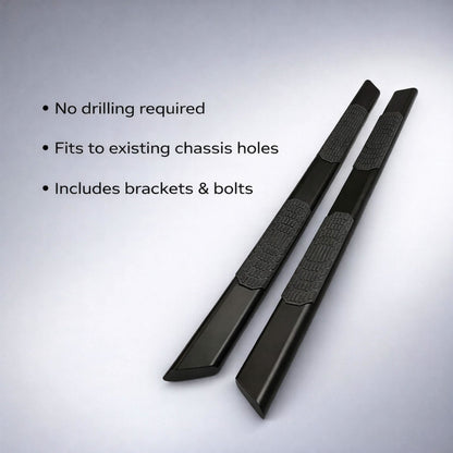 Direct4x4 Side Steps and Bars Black Sonar Side Steps Running Boards for the INEOS Grenadier