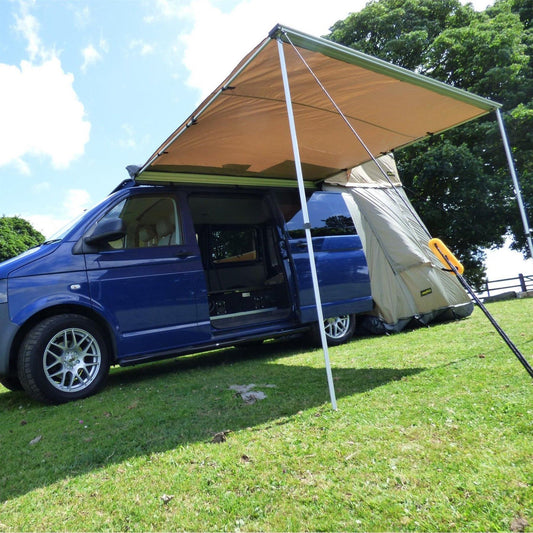 Direct4x4 Side Awnings [CLEARANCE] Expedition Pull-out 2mx2m Granite Grey Vehicle Side Awning