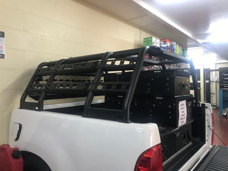 Adjustable Expedition Load Bed Rack Frame System for Nissan Navara D40 2006-2015