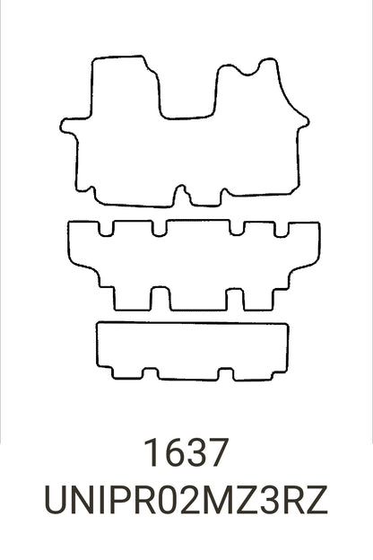 Fits Nissan Primastar Minibus 2002-2014 Tailored Rubber Mats