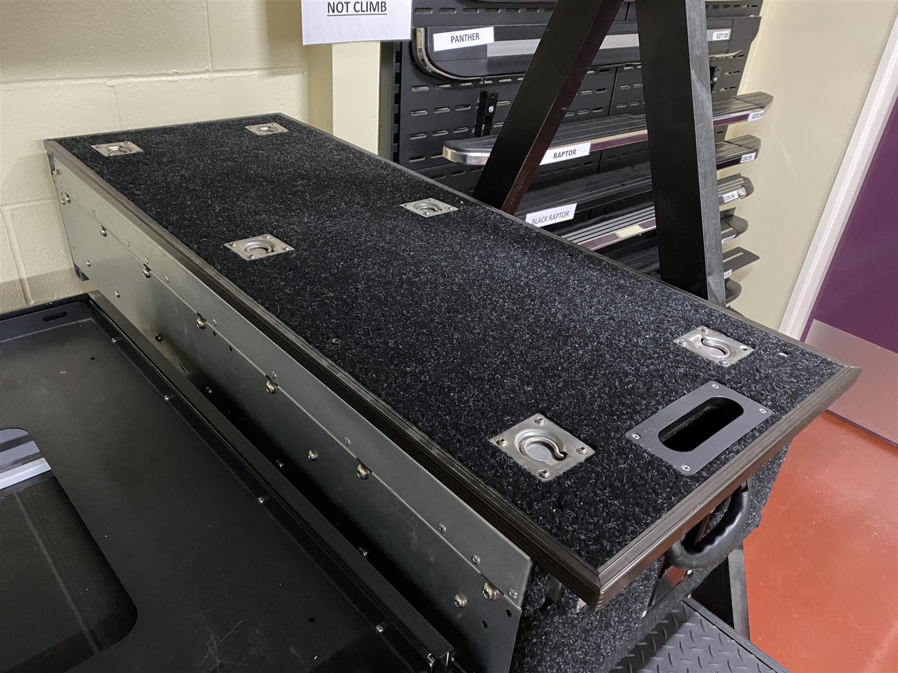 Direct4x4 Drawer Storage System [CLEARANCE] Full Width Slide Carpet Top Single Drawer System