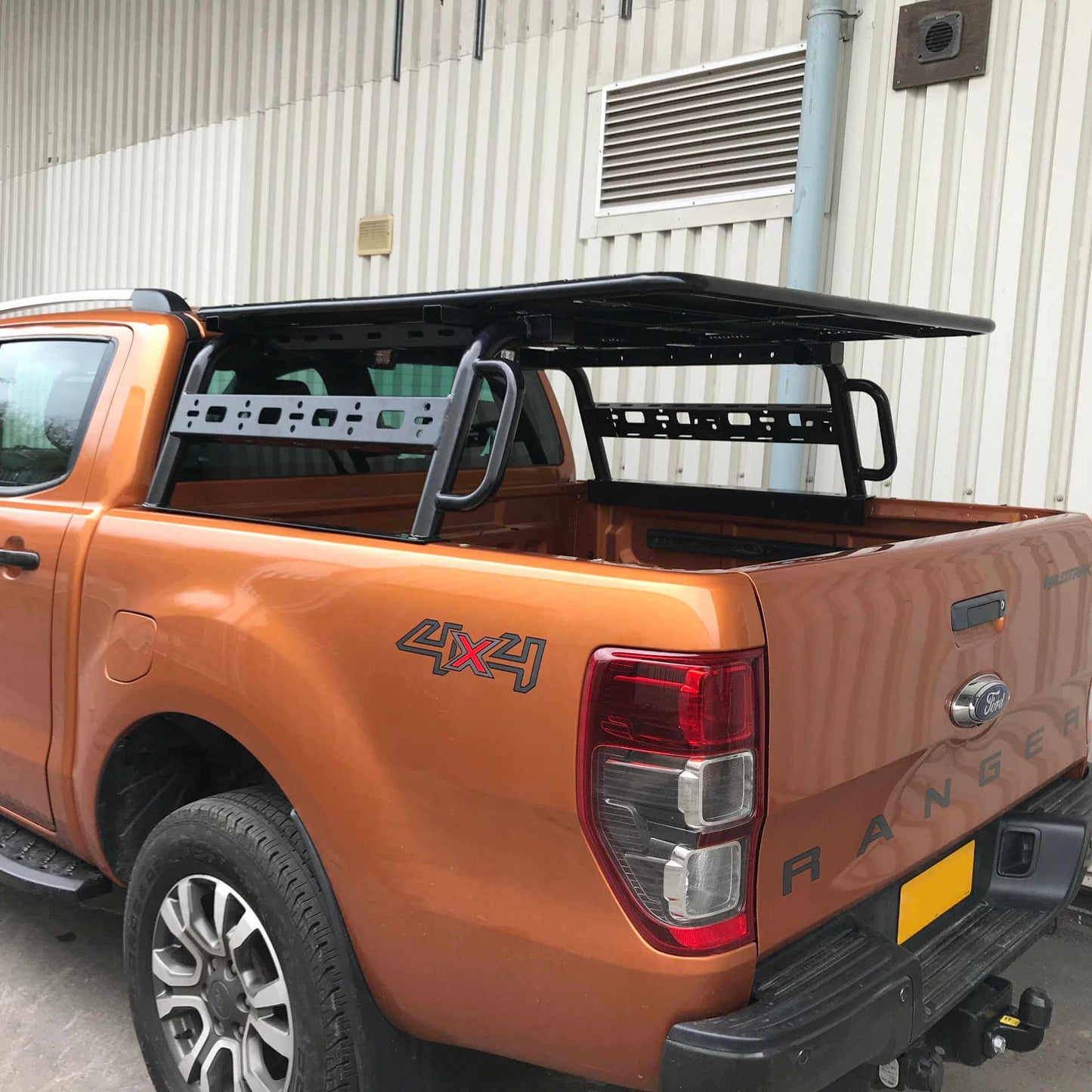 Adjustable Load Bed Cargo Frame with Flat Rack for Ford Ranger 2012-2022