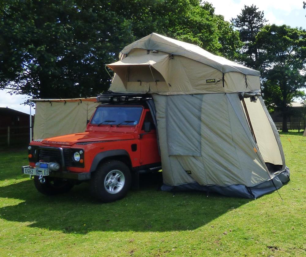 Direct4x4 Roof Top Tents [CLEARANCE] 1.4m 3 Man Expedition Roof Tent - Green
