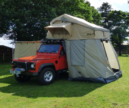 Direct4x4 Roof Top Tents [CLEARANCE] 1.4m 3 Man Expedition Roof Tent - Green