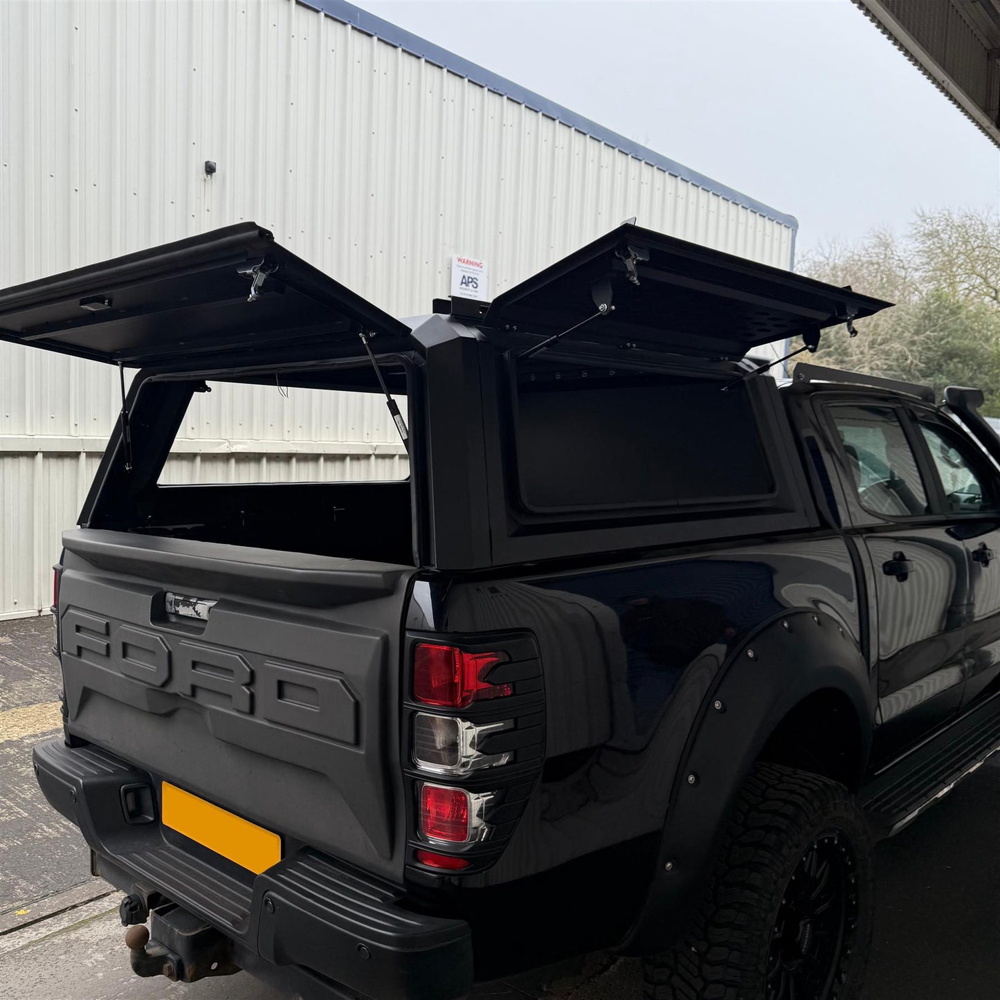 Aluminium Trade Load Bed Canopy for the Ford Ranger 2012-2022 Double Cab