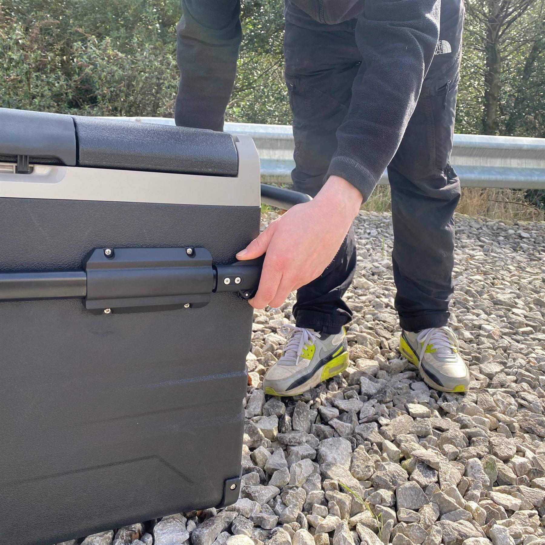 Direct4x4 Portable Refrigerators & Freezers 45 Litre Dual Zone Portable Compressor Camping Refrigerator and Freezer