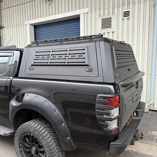 Direct4x4 Pickup Truck Hardtop Canopies Aluminium Trade Style Load Bed Hardtop Canopy for the Ford Ranger 2022+ MK4 T9 (P703) Double Cab