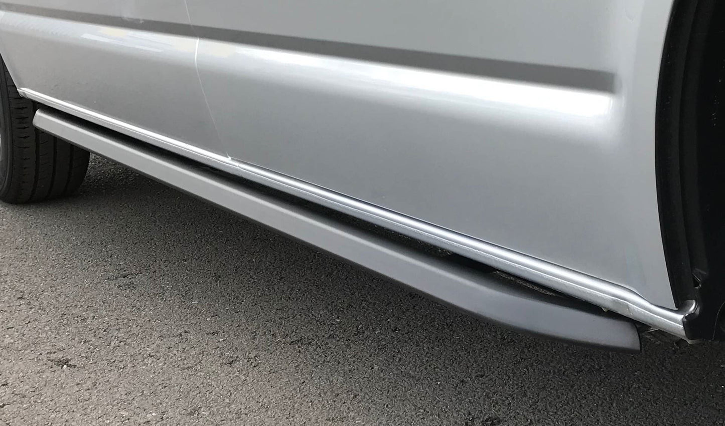 Direct4x4 Side Steps and Bars Black Angular OE Style Side Bars for the Volkswagen Transporter T5 SWB