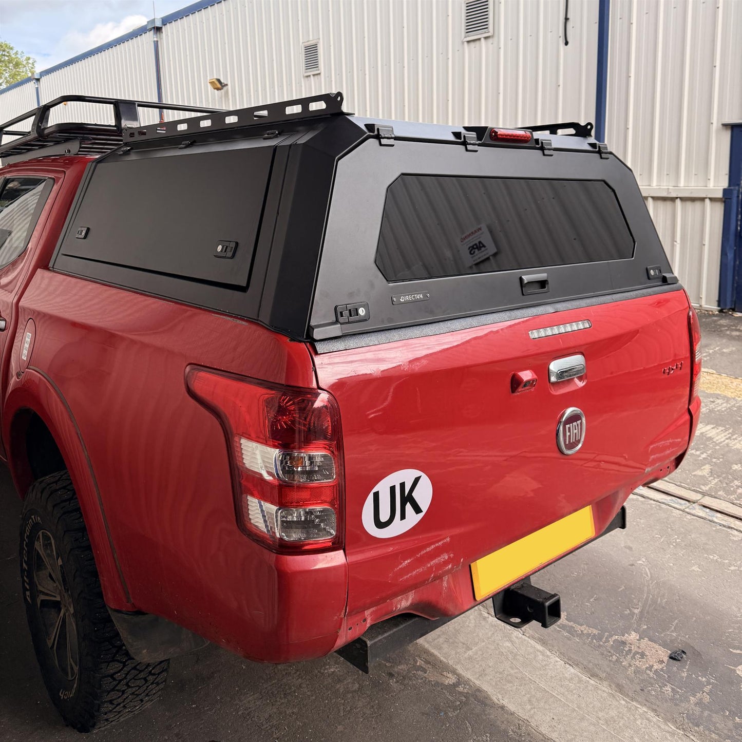Aluminium Expedition Load Bed Canopy for the Fiat Fullback 2015+ Double Cab