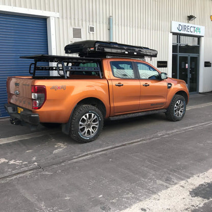 Direct4x4 Roof Top Tents [CLEARANCE] Black Overland Expedition Hard Shell Pop-up 2-Person Roof Top Camping Tent