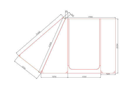 Side & End Wall Addons for Direct4x4 Expedition Fold-out Vehicle Side Awnings