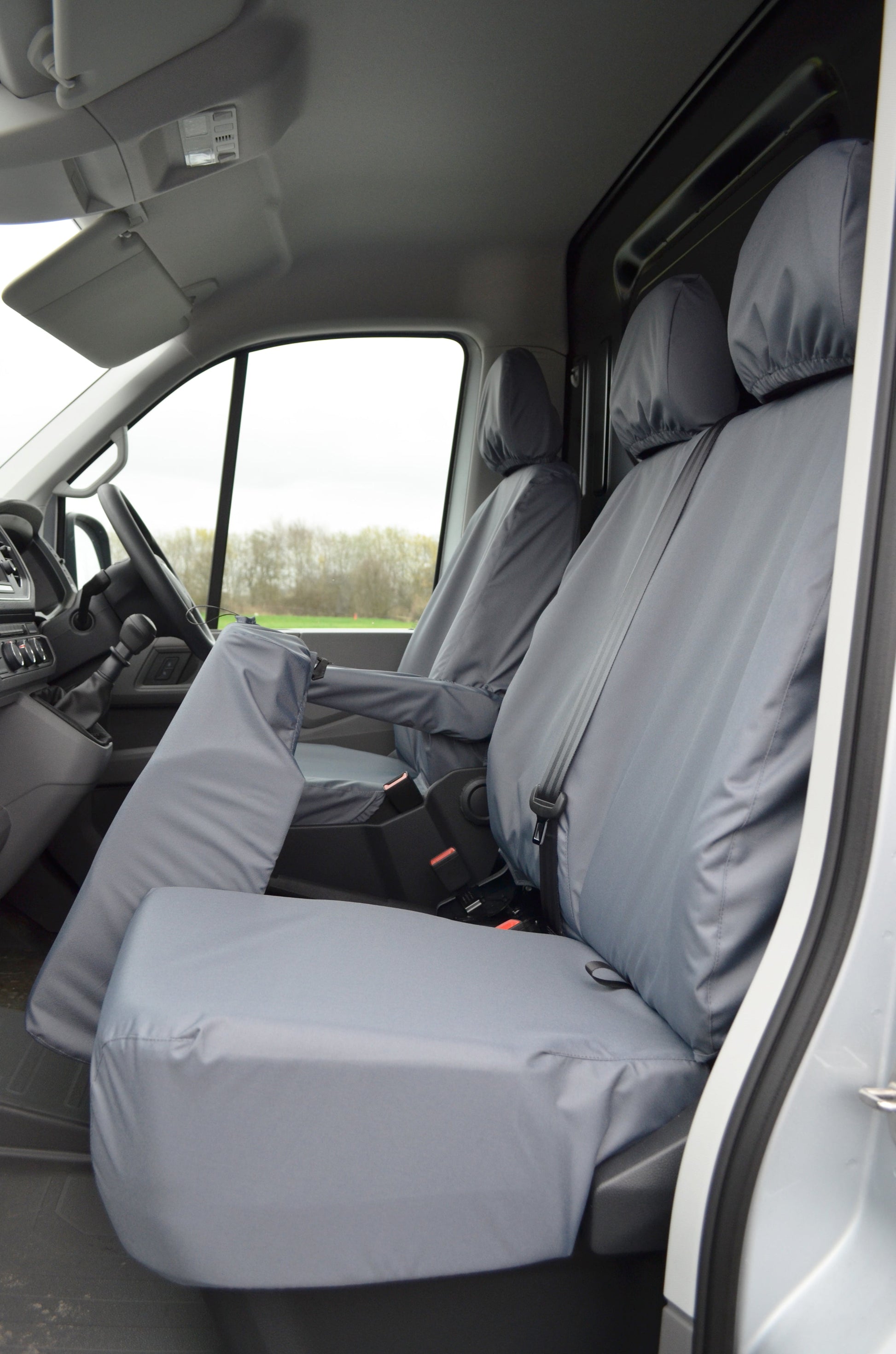 VW Crafter 2017+ Van Tailored &amp; Waterproof Seat Covers  Turtle Covers Ltd