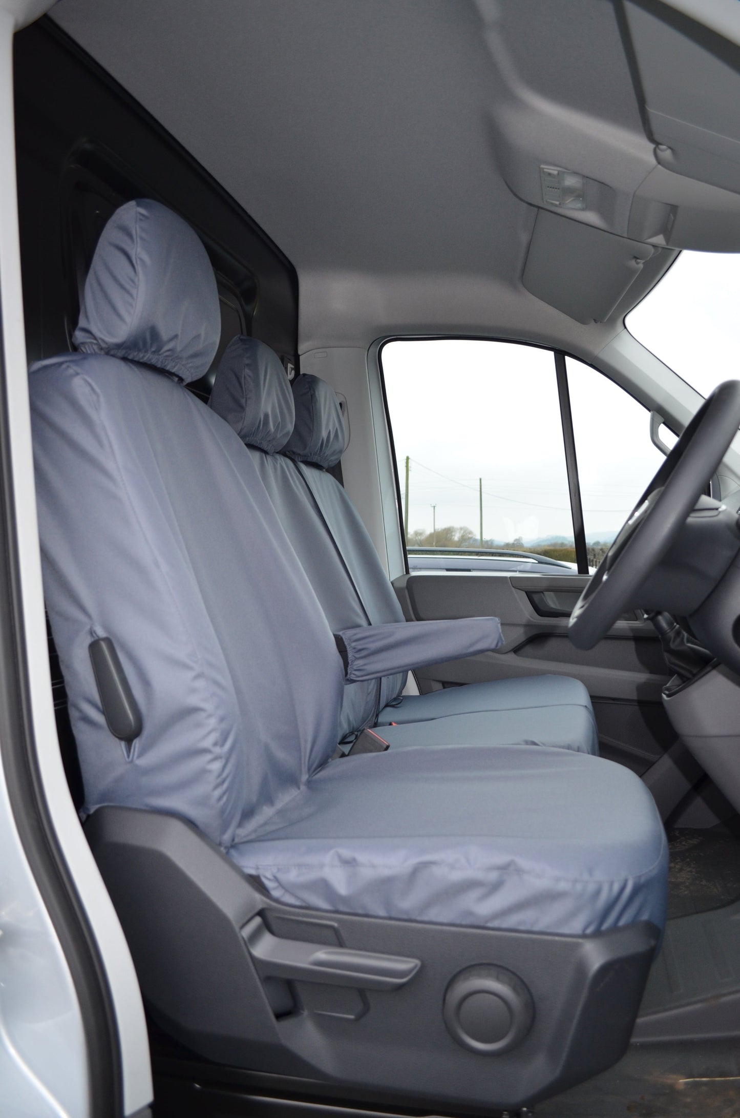 VW Crafter 2017+ Van Tailored &amp; Waterproof Seat Covers  Turtle Covers Ltd