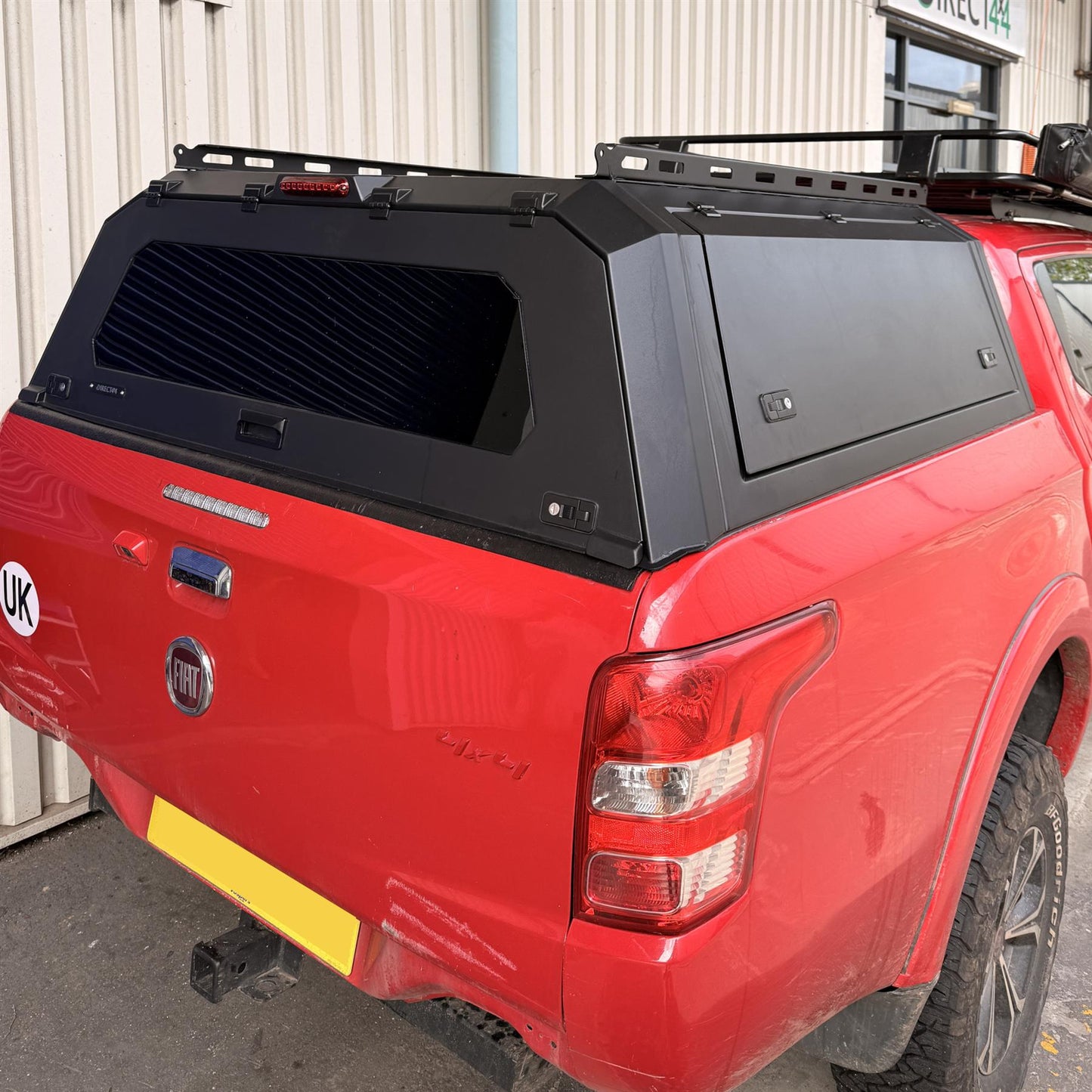 Aluminium Expedition Load Bed Canopy for the Fiat Fullback 2015+ Double Cab