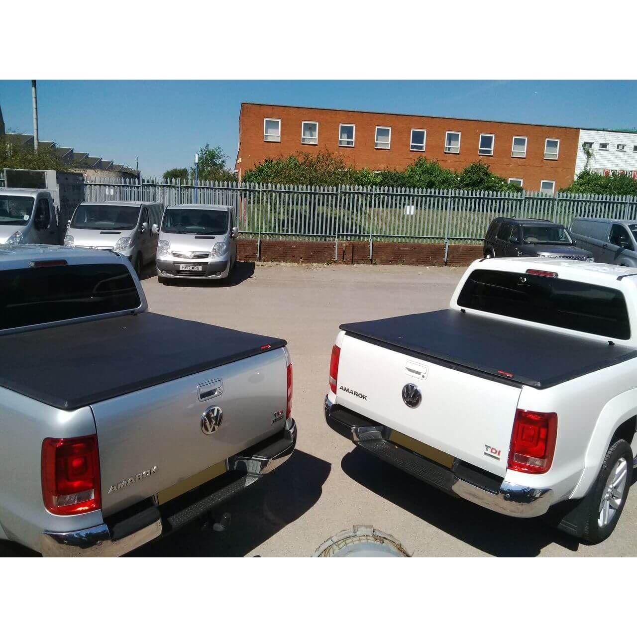 Soft Tri-Fold Tonneau Cover for Volkswagen Amarok Double Cab 2010-2022