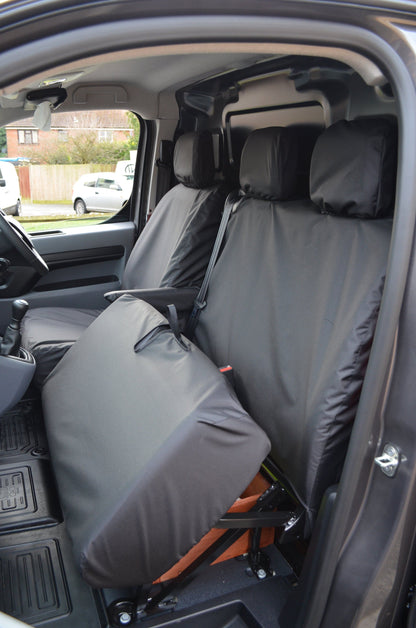 Fits Fiat e-Scudo 2022+ Front Seat Covers