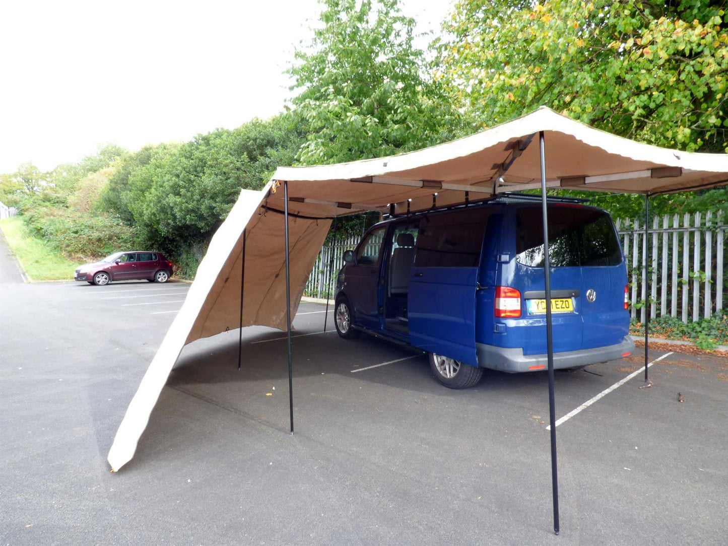 [CLEARANCE] Forest Green Side Walls for Direct4x4 180-Degree Expedition Foldout Side Awning