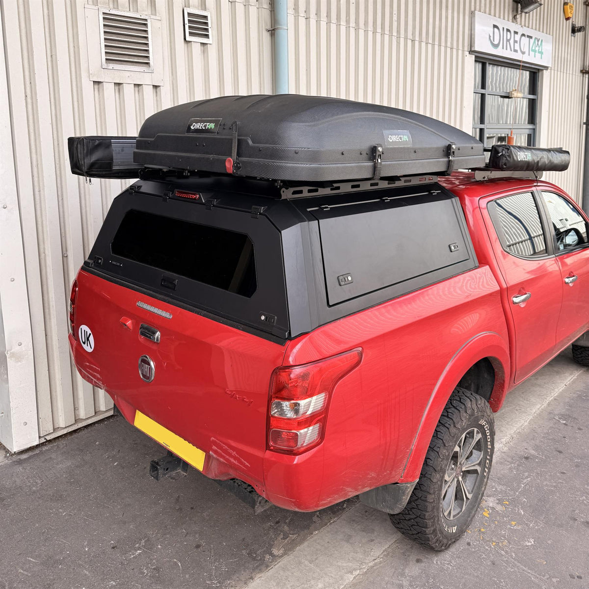 Aluminium Expedition Load Bed Canopy for the Fiat Fullback 2015+ Double Cab