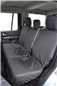 Turtle Covers Seats Tailored Seat Covers Fits Land Rover Discovery 3 & 4 (2004-2017) Seat Covers Right Hand Drive Rear 2nd Row (3 Singles) Black