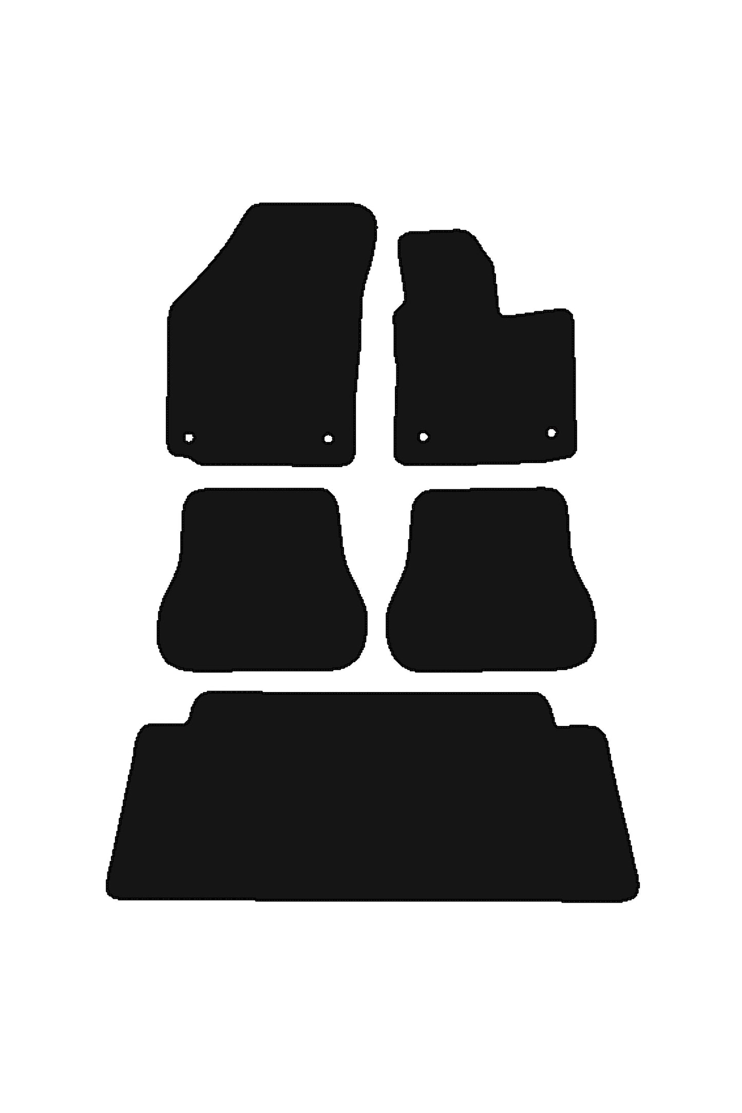 Fits VW Volkswagen Caddy Maxi Life 2004-2021 Tailored Rubber Mats