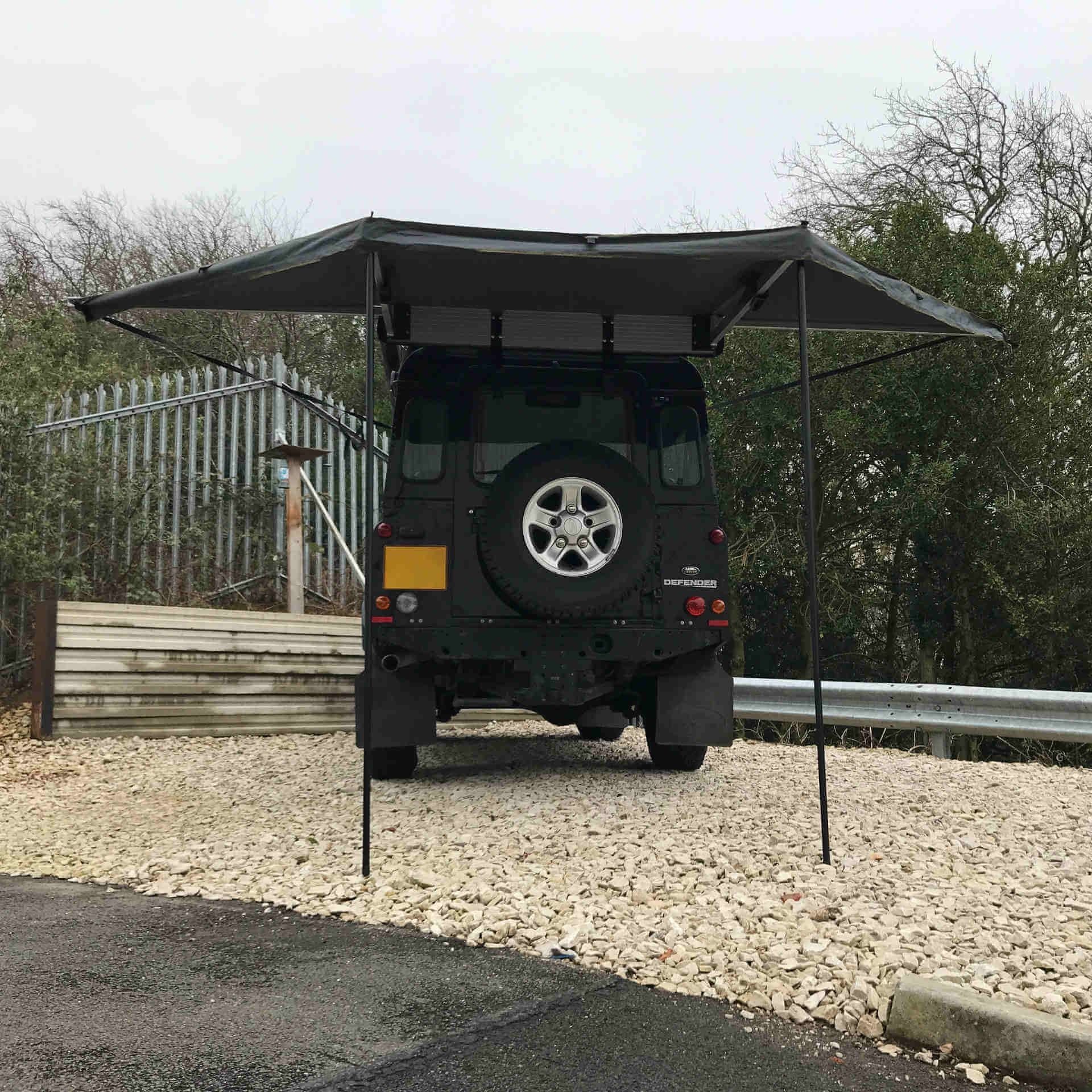 Direct4x4 Side Awnings [CLEARANCE] Mini 180-Degree Expedition Overland Fold-out Vehicle Camping Side or Rear Awning