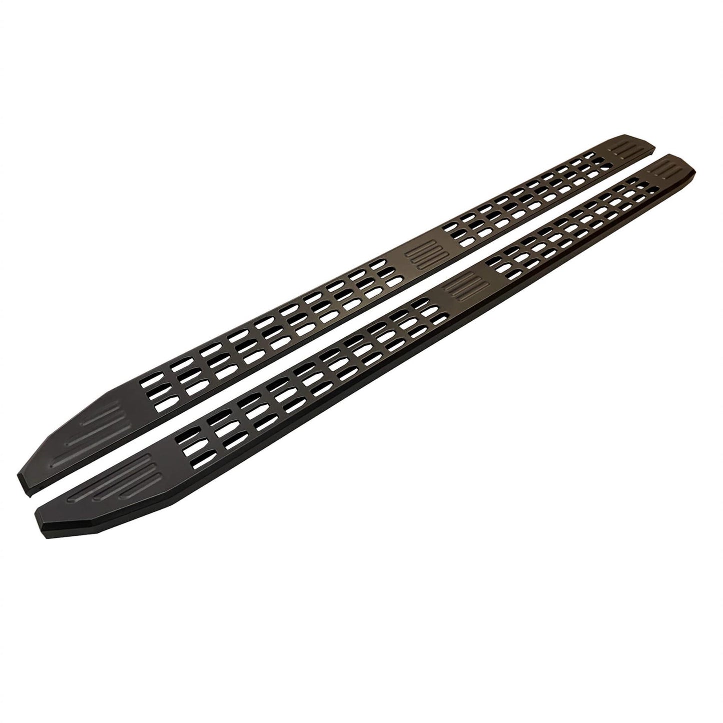 LWB ONLY Black Powder Coated Side Steps for Volkswagen Transporter T6