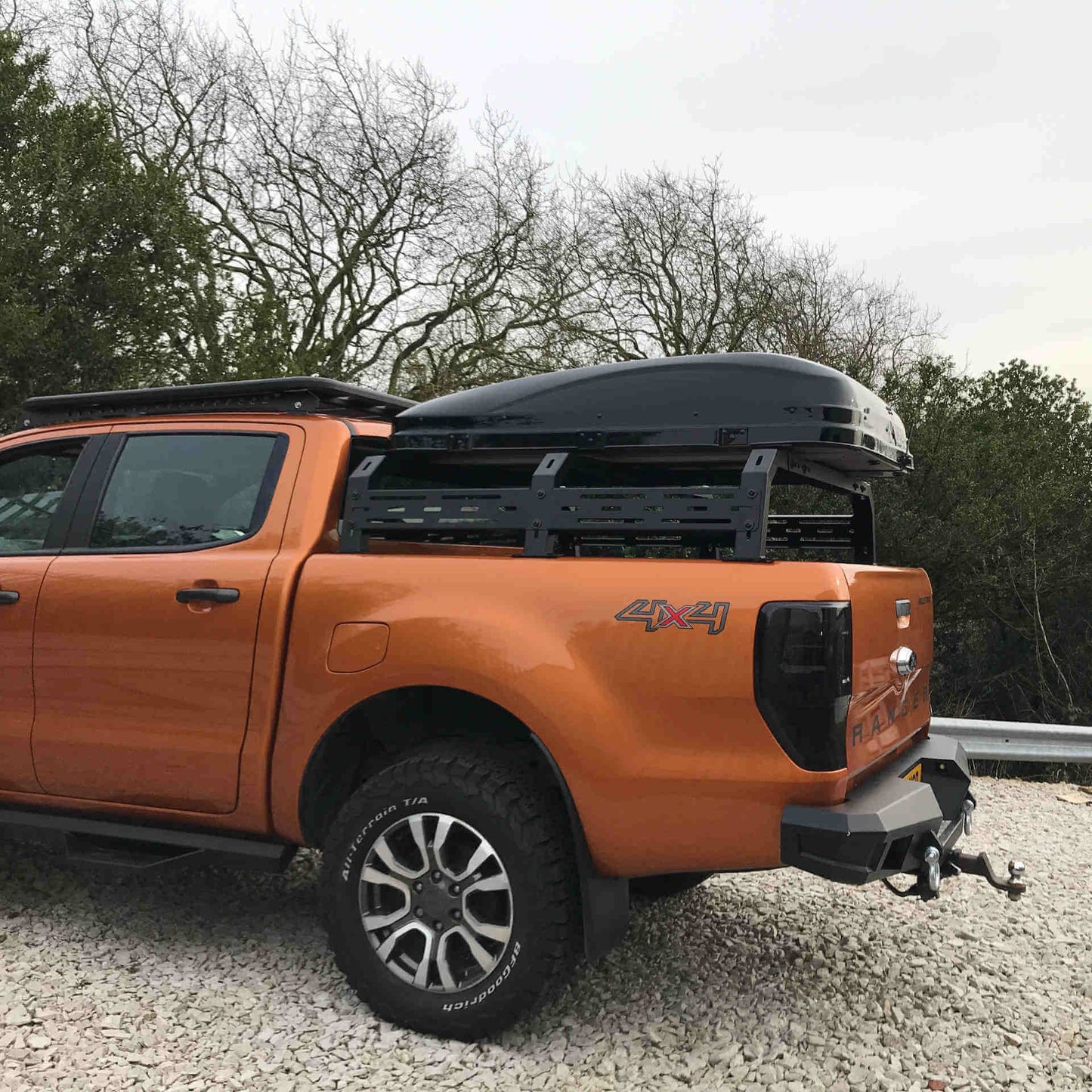 Direct4x4 Pickup Truck Cargo Racks Low Height Adjustable Load Bed Roof Top Tent Cargo Rack for Ford Ranger 2022+