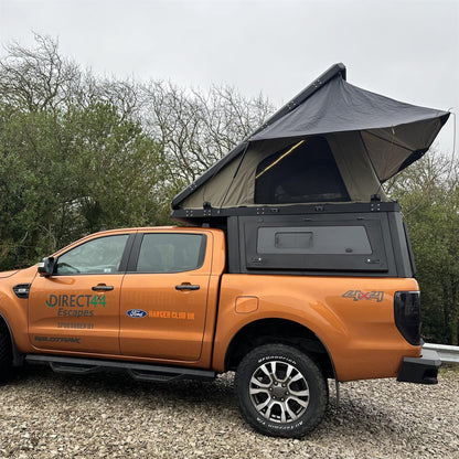 Overland Canopy with Clamshell Tent for the Ford Ranger 2012-2022