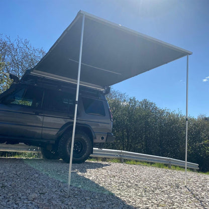 Direct4x4 Side Awnings [CLEARANCE] Expedition Overland Aluminium Hard Cover Pull-out 2.0mx2.5m Vehicle Side Awning