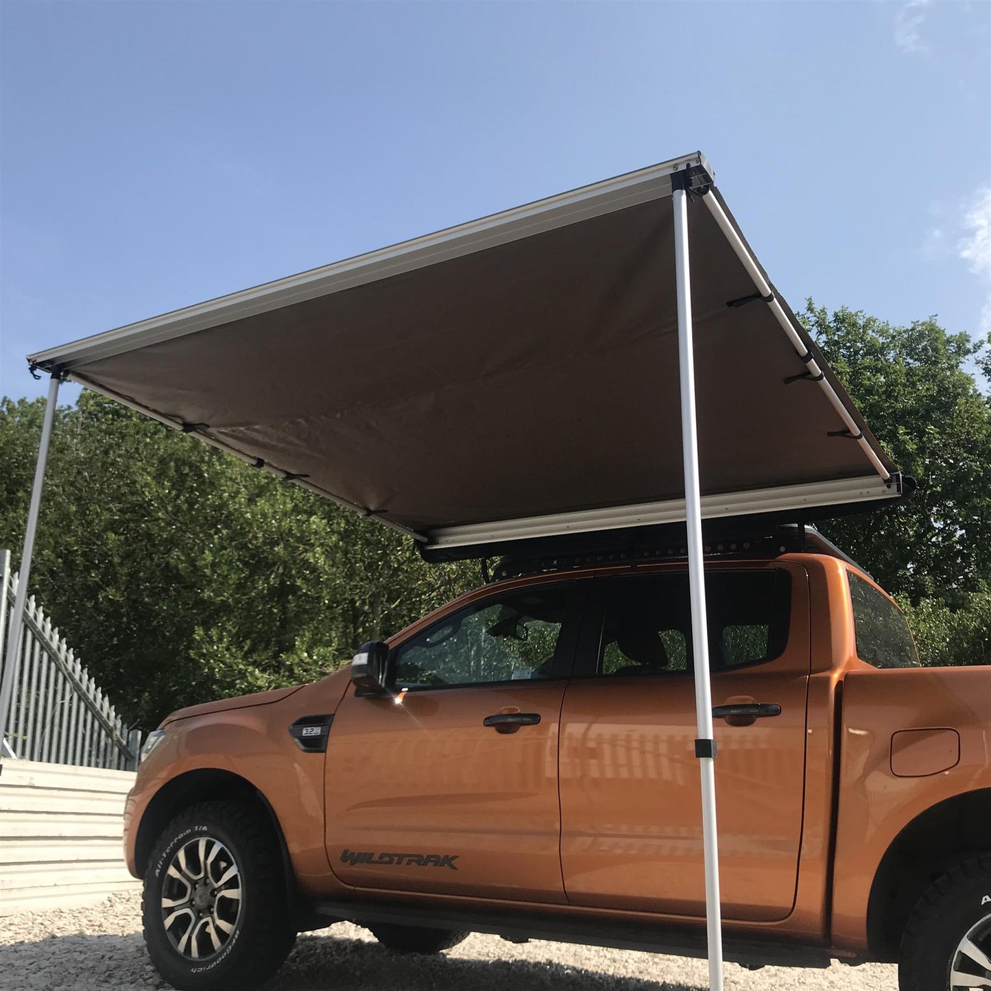 [CLEARANCE] Expedition Pull-out 2.5mx2.5m Forest Green Vehicle Side Awning