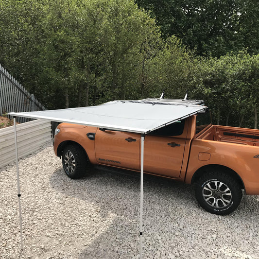 Direct4x4 Side Awnings [CLEARANCE] Expedition Pull-out 2.5mx2.5m Forest Green Vehicle Side Awning