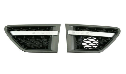 Direct4x4 Trim Accessories Grey, Black & Silver Side Vents for Range Rover Sport 2010-2013