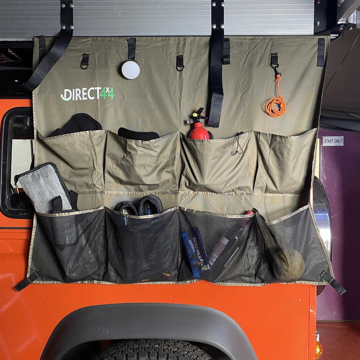Eight Pocket Awning Organiser to fit C-Channel