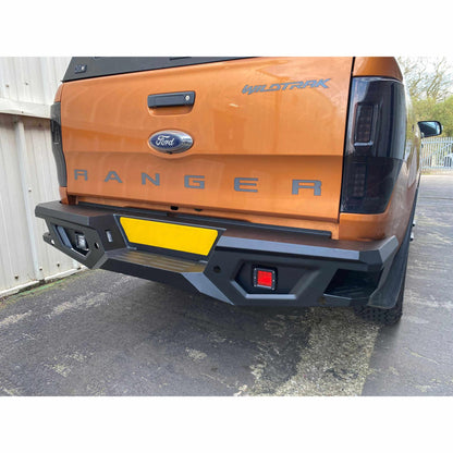 [CLEARANCE] Expedition Style Front AND Rear Bumper with LED Light Bar for the Ford Ranger T7 16-18