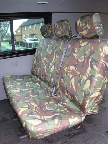 Fits VW Volkswagen Transporter T5 Kombi 2003-2009 Rear Seat Covers