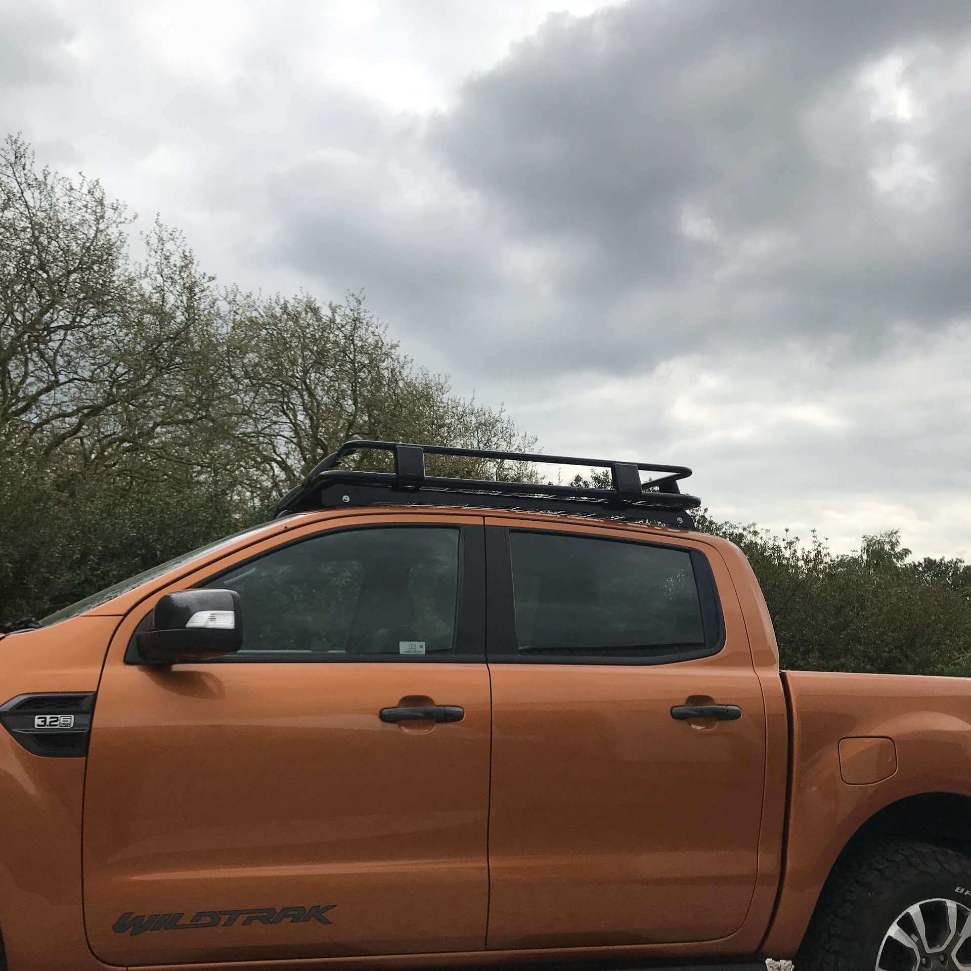 Direct4x4 Expedition Steel Full Basket Roof Rack for Ford Ranger 2012-2022 MK3 T6 (P375) DC