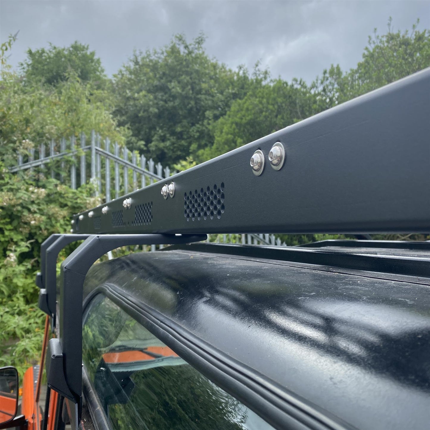 Low Profile Open Bar Roof Rack for the Land Rover Defender