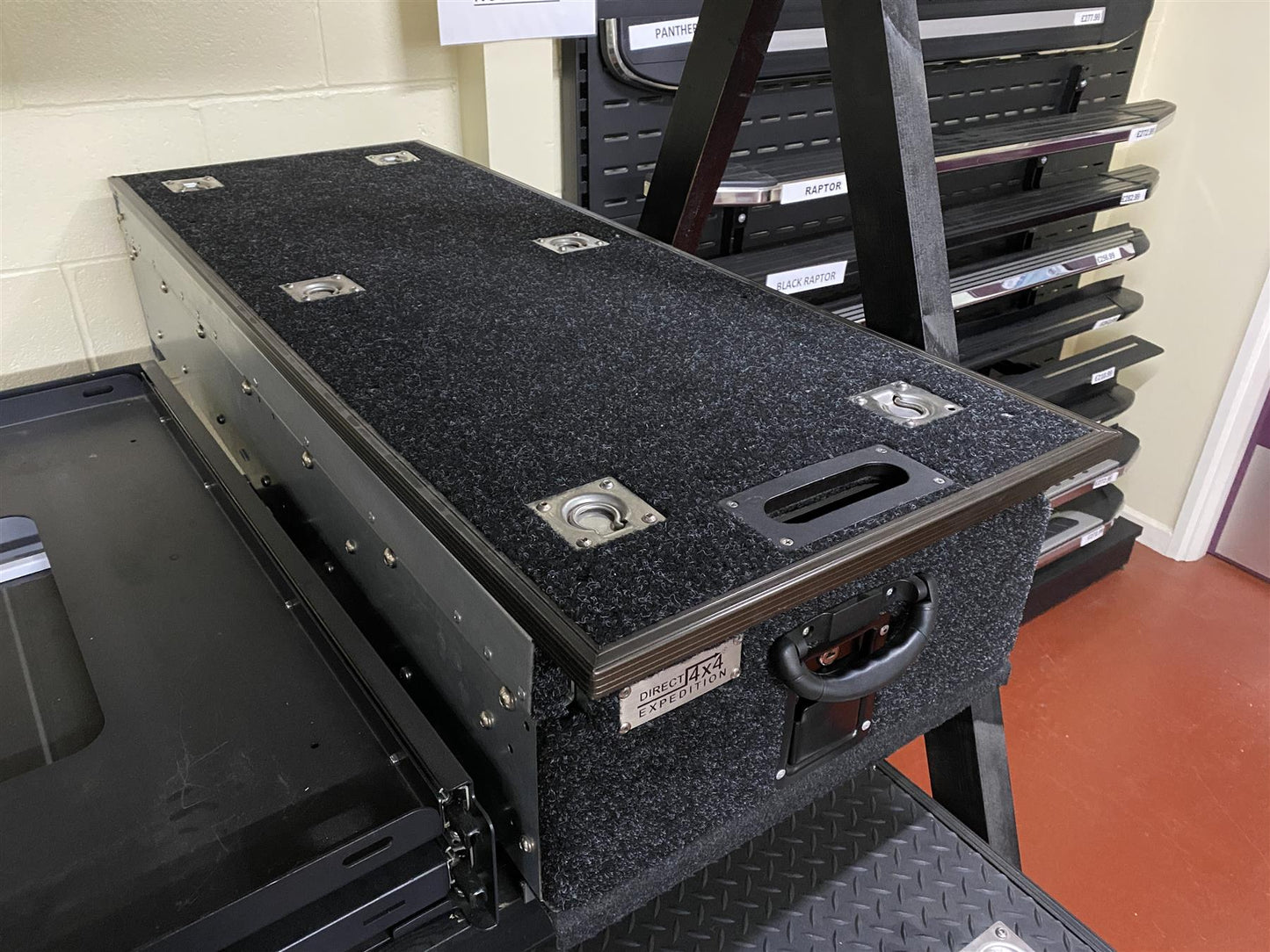Direct4x4 Drawer Storage System [CLEARANCE] Full Width Slide Carpet Top Single Drawer System