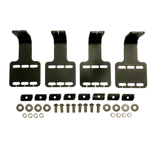 Direct4x4 Roof Racks Set of Four LED Light Brackets for Direct4x4 AluMod Low Profile Roof Racks