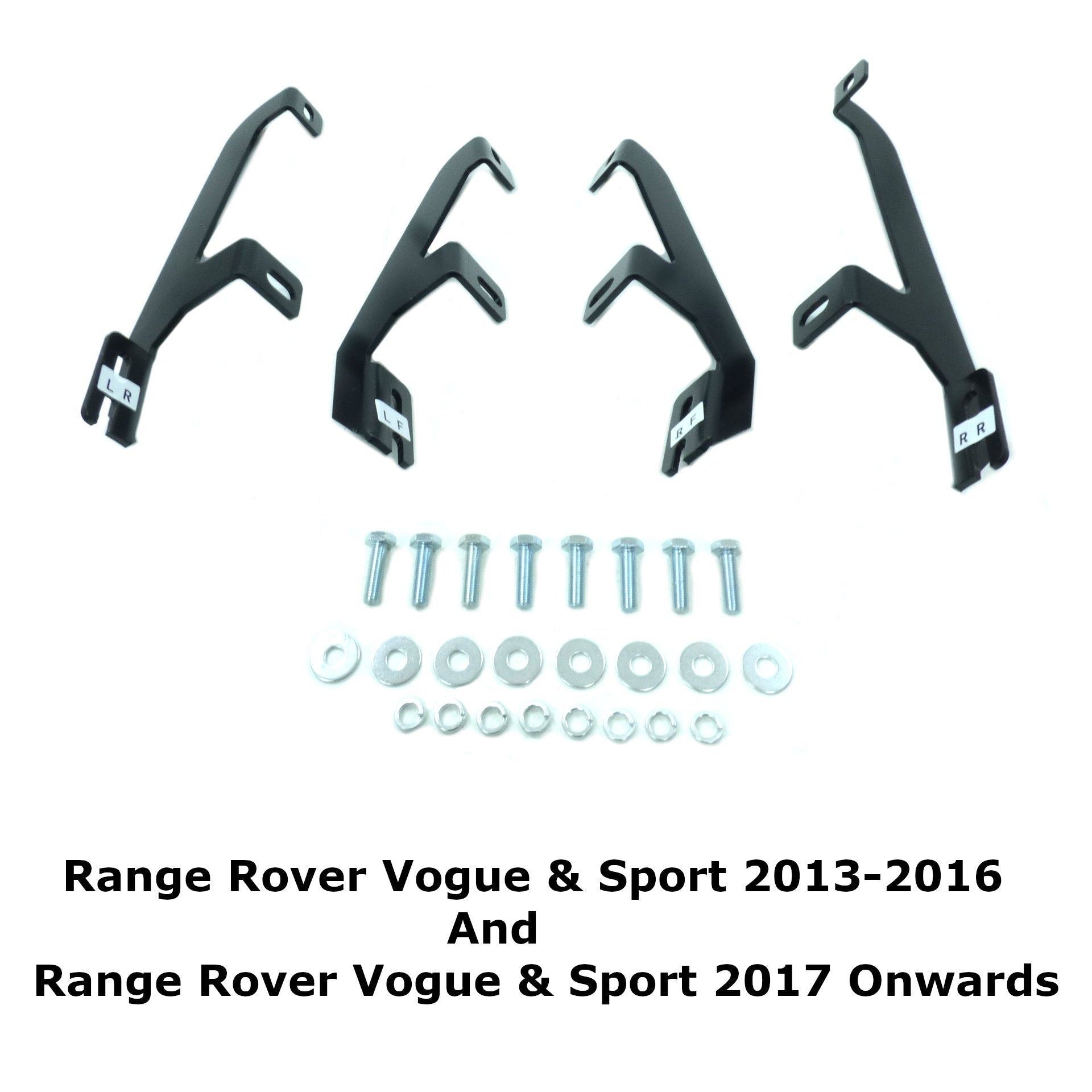 Direct4x4 Side Steps and Bars Black Raptor Side Steps Running Boards for Range Rover Vogue 2013-2022 (L405)