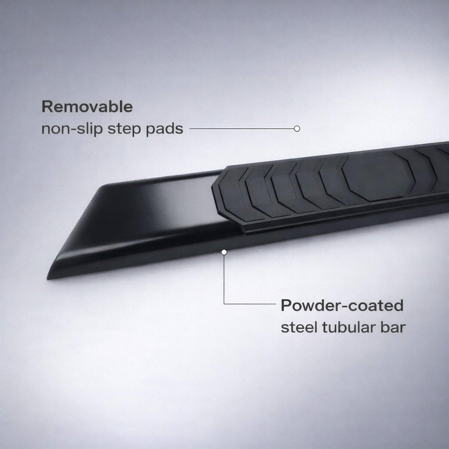 Direct4x4 Side Steps and Bars Black Sonar Side Steps Running Boards for Volkswagen Touareg 2002-2010