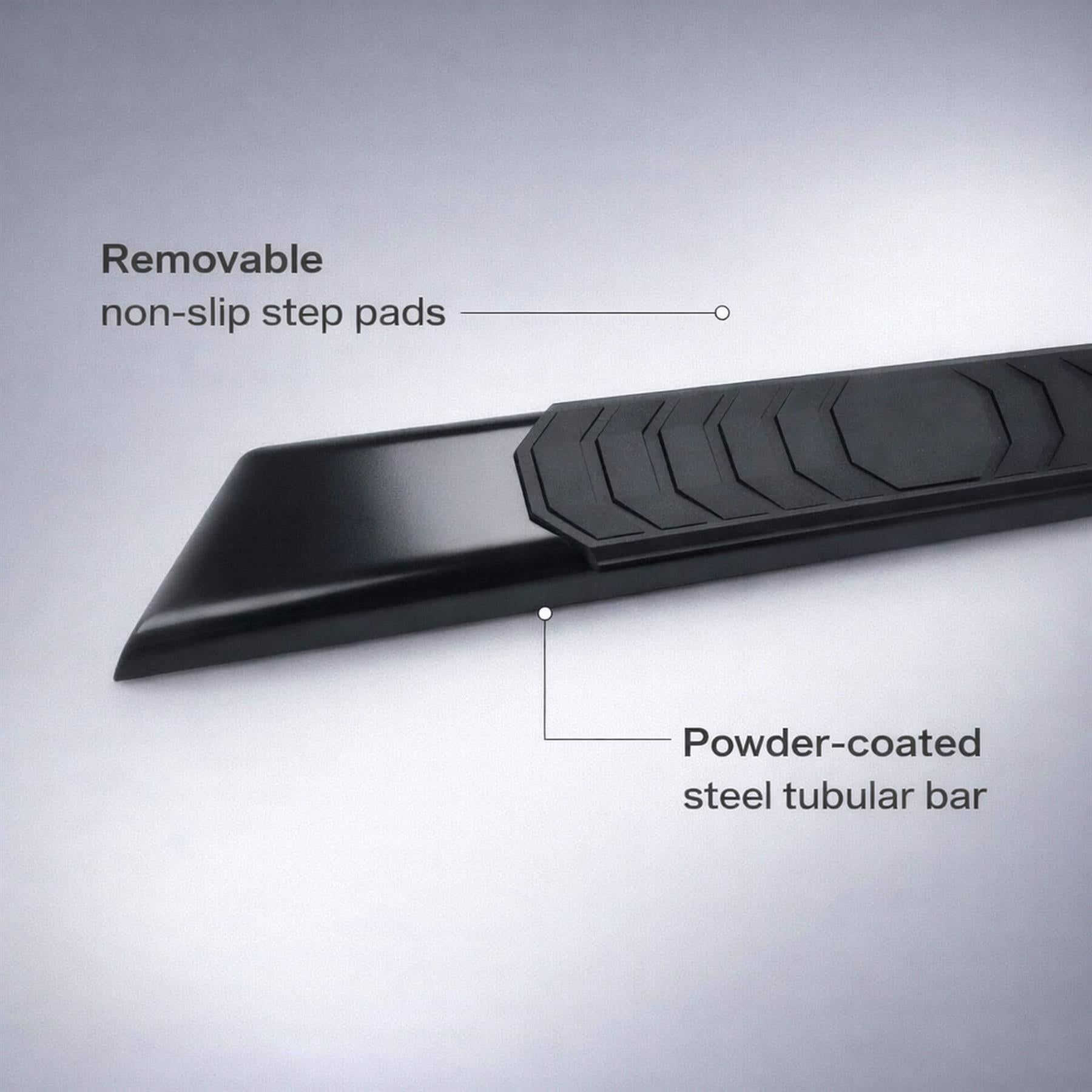 Direct4x4 Side Steps and Bars Black Sonar Side Steps Running Boards for Volkswagen Touareg 2002-2010