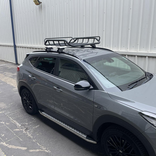 [CLEARANCE] Aluminium Expedition Style Tiny Basket Roof Rack