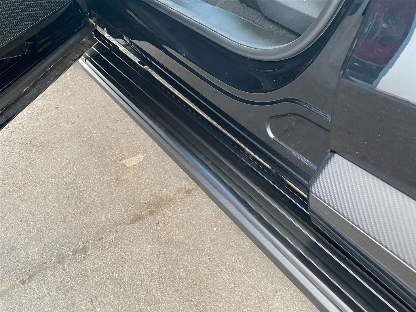 Black Raptor Side Steps Running Boards for the MG HS 2025+